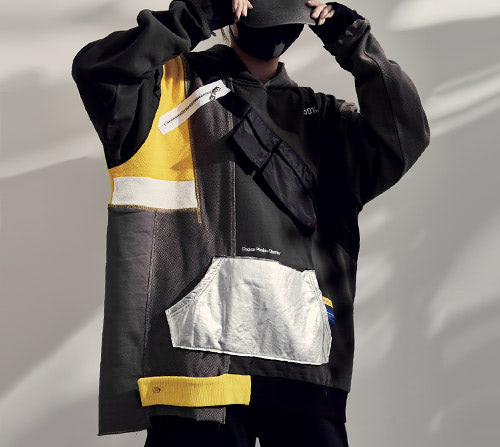 さらに100円引◆MISCHIEF◆TECH SHIELD WINDPROOF HOODIE JACKET 517_76755334a1-bmaw24-halfzip-