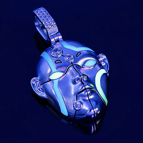 Cyberpunk Fluorescent Pendant Jewellery