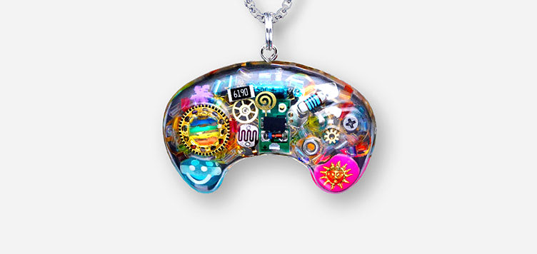 Gamepad Console Necklace