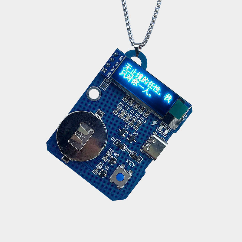 Cyberpunk LCD Necklace