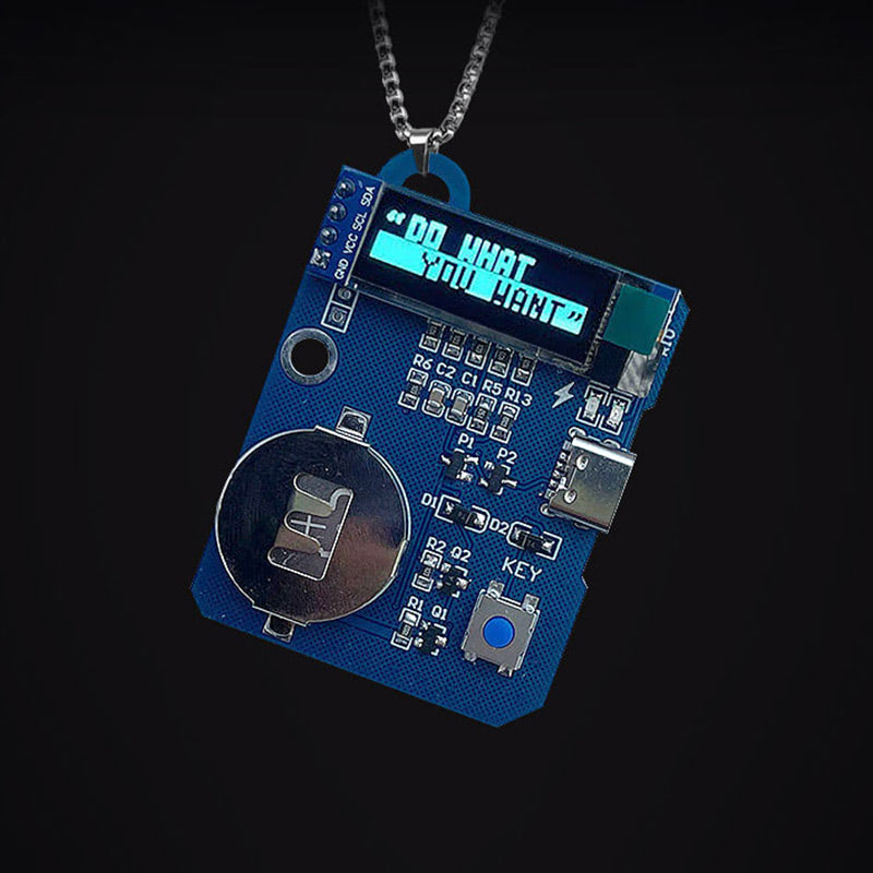 Cyberpunk LCD Necklace