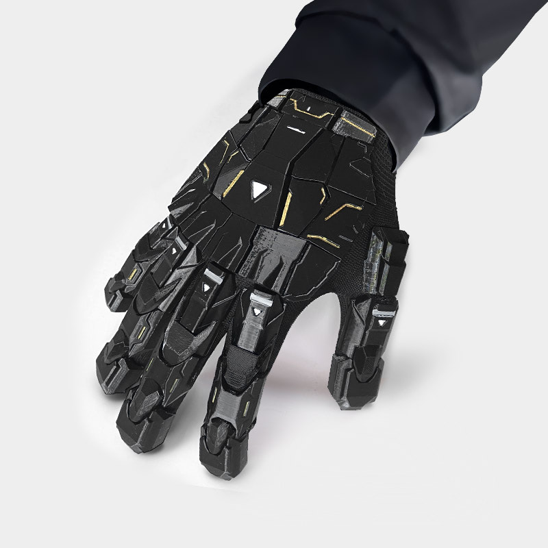 Cyberpunk Mecha Gloves