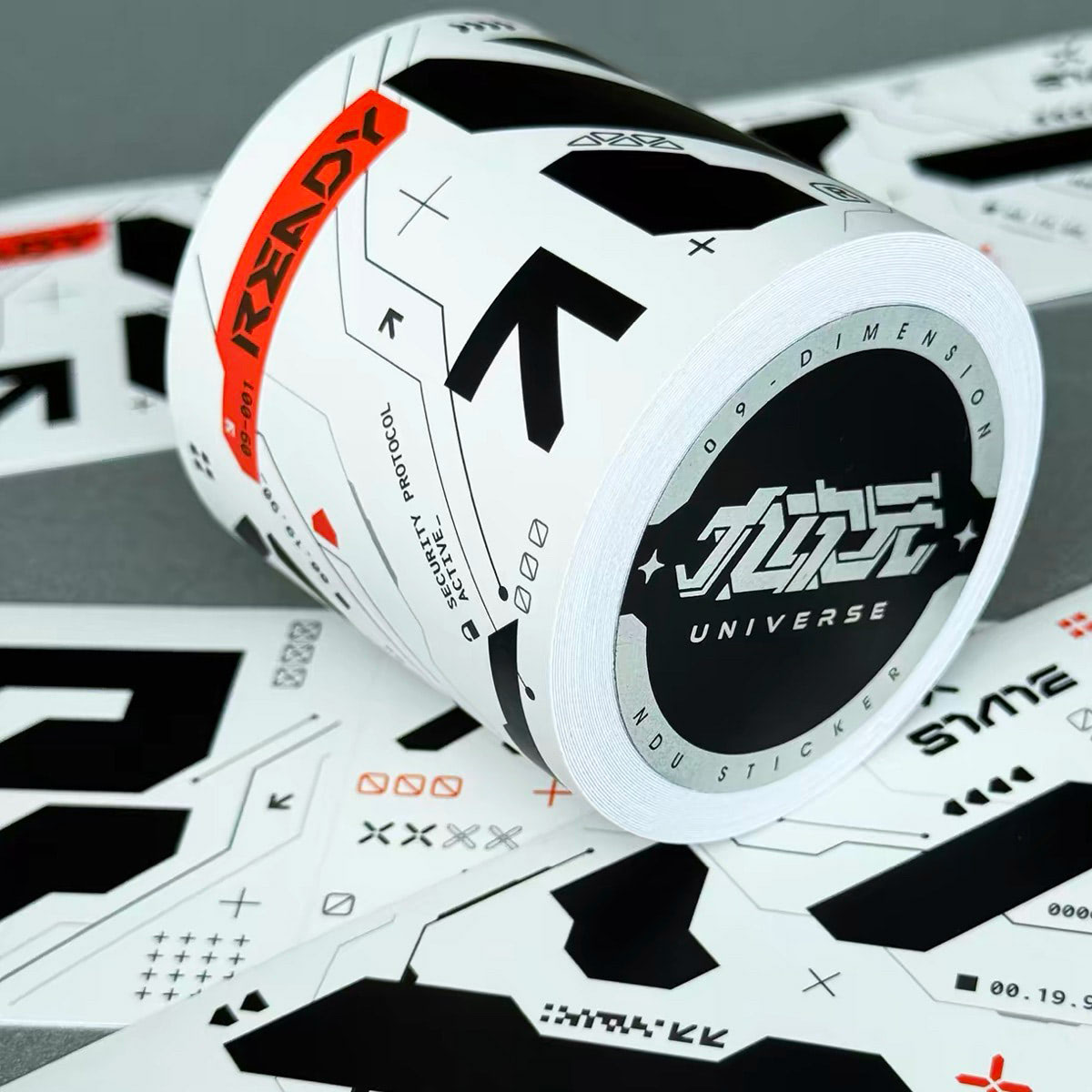 Cyberpunk Sticker Roll