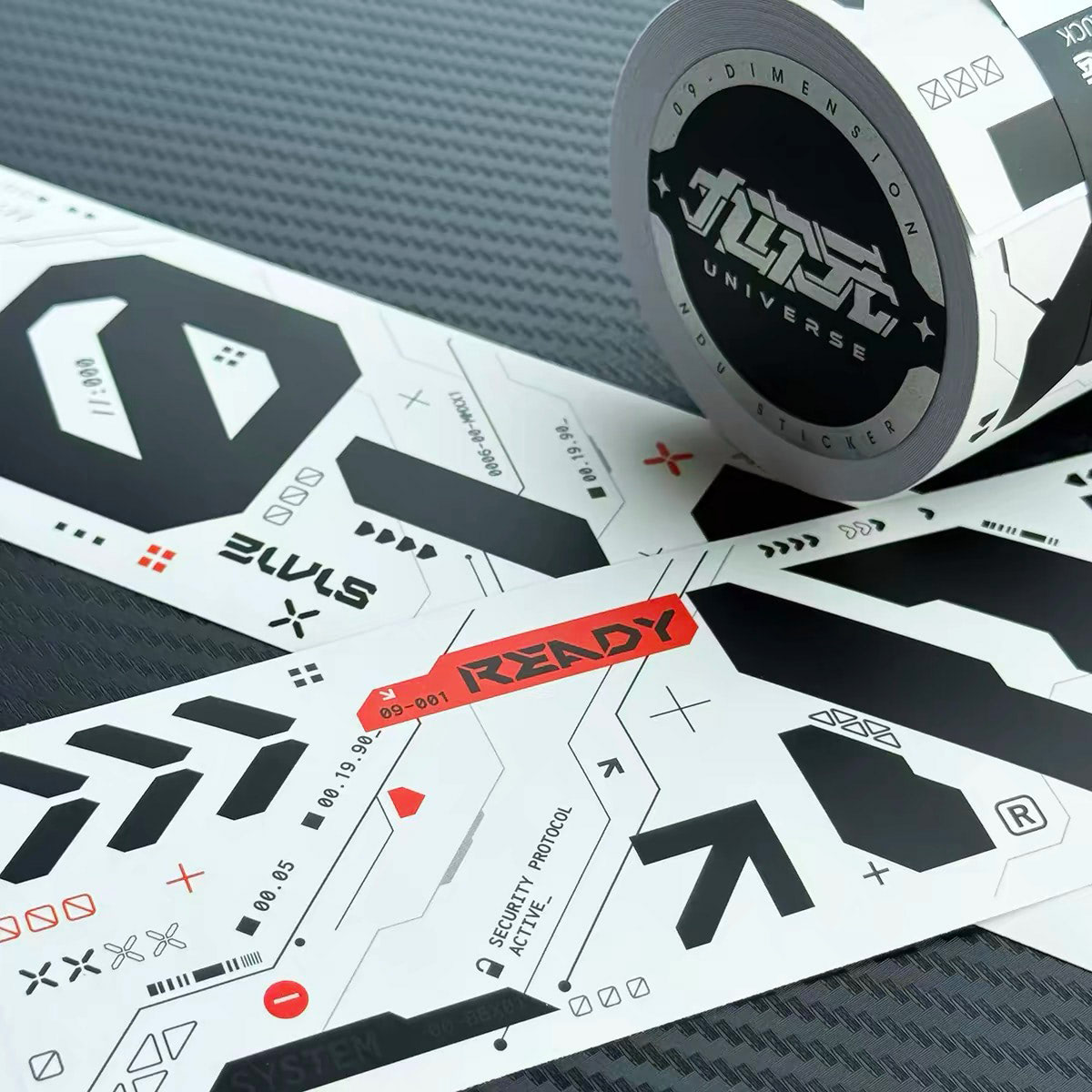 Cyberpunk Sticker Roll