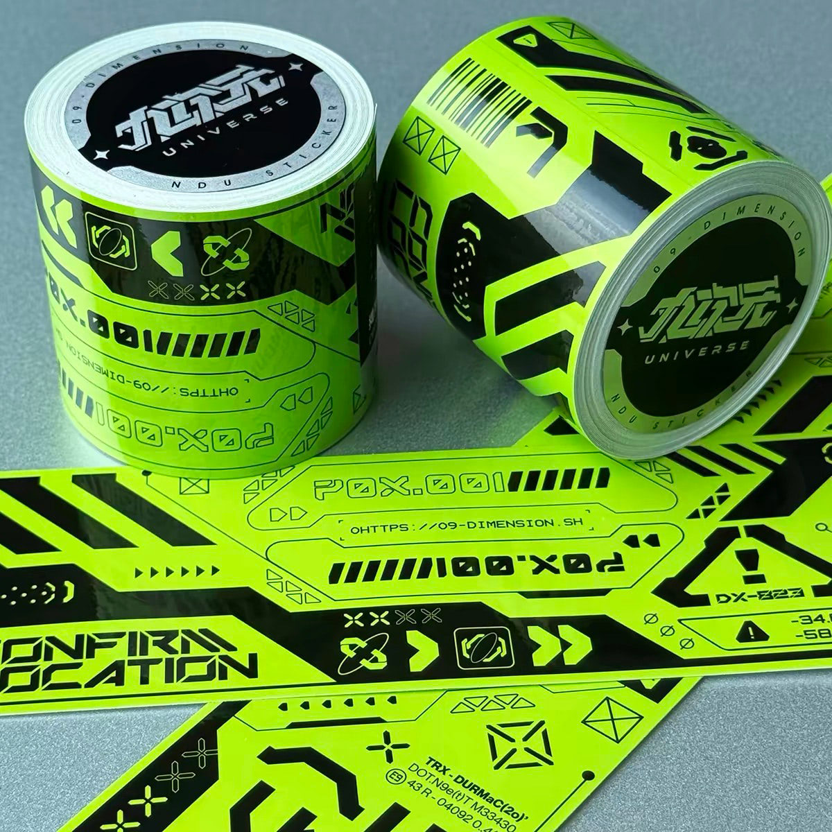 Cyberpunk Sticker Roll