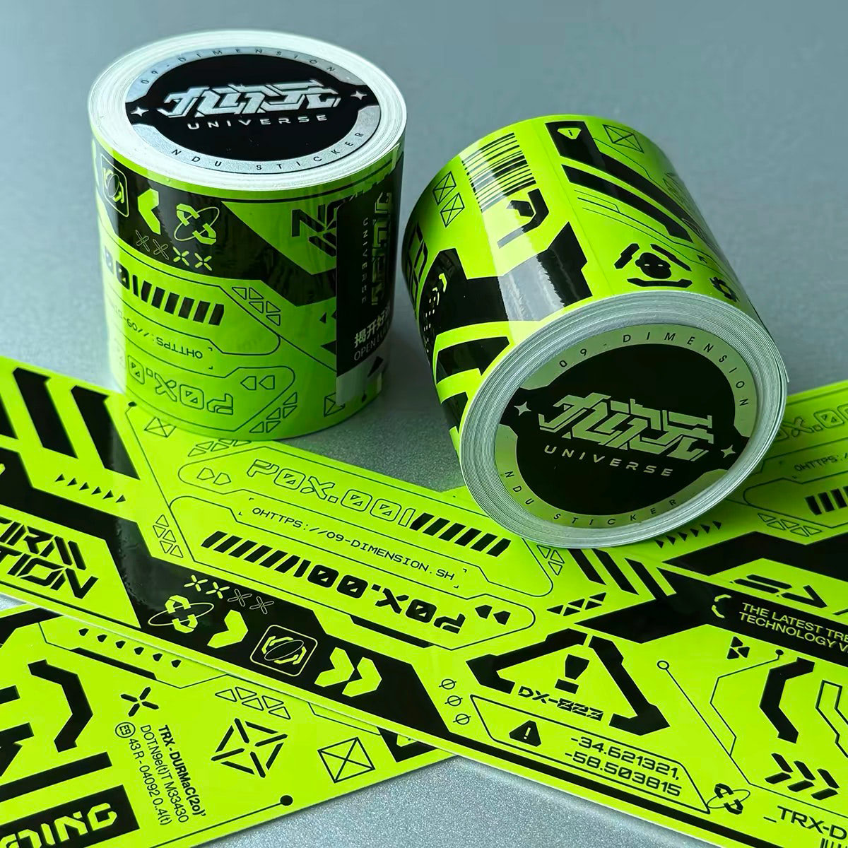 Cyberpunk Sticker Roll