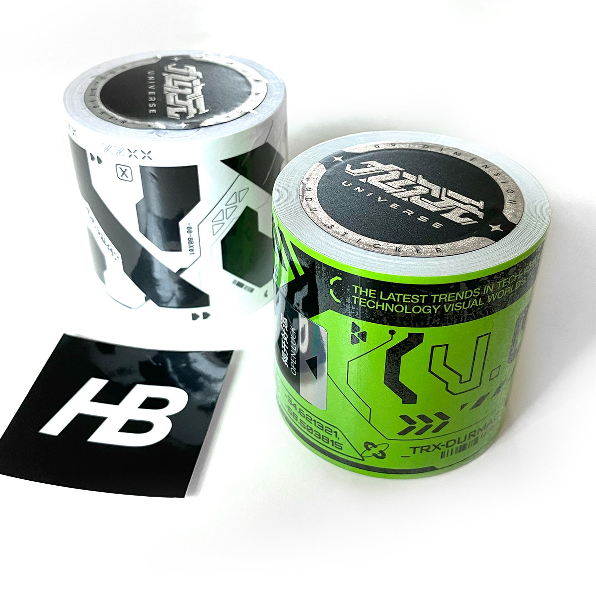 Cyberpunk Sticker Roll