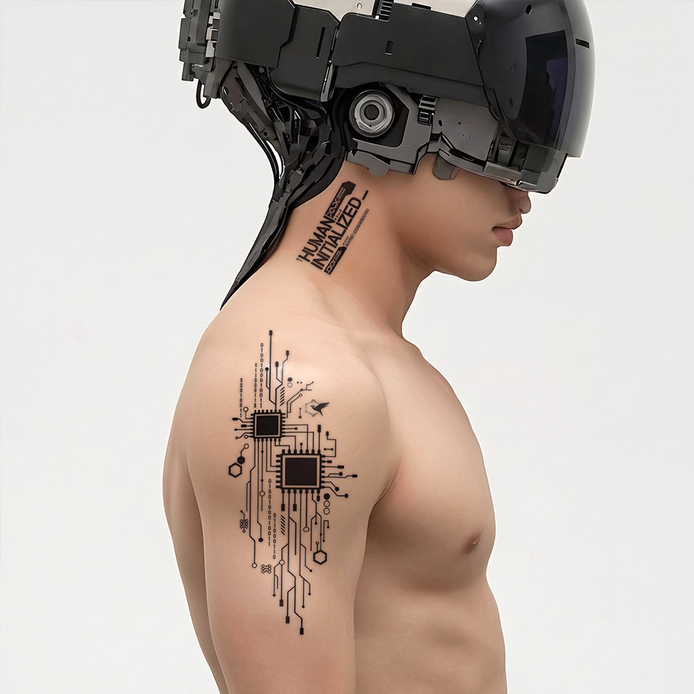 Cyberpunk Tattoo Sticker