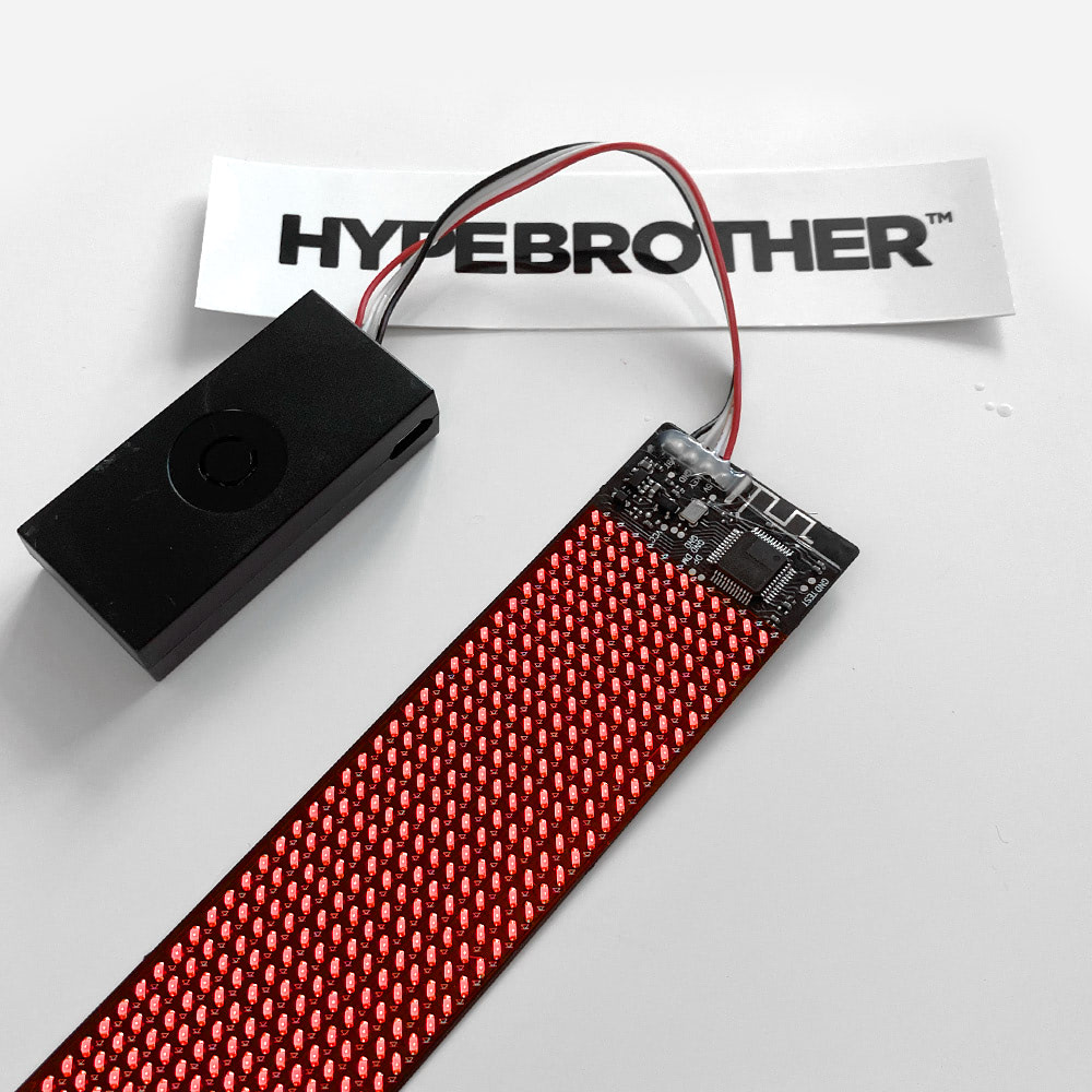 LED Pixel Display for Cyberpunk Mask