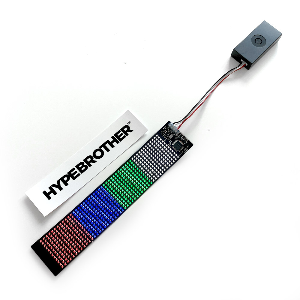 LED Pixel Display for Cyberpunk Mask