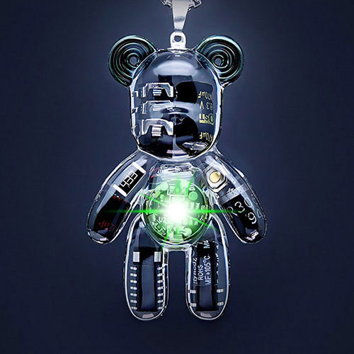 Luminous Bearbrick Necklace