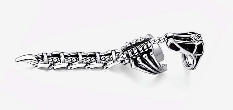 Alien Ring Mechanical Wearable
