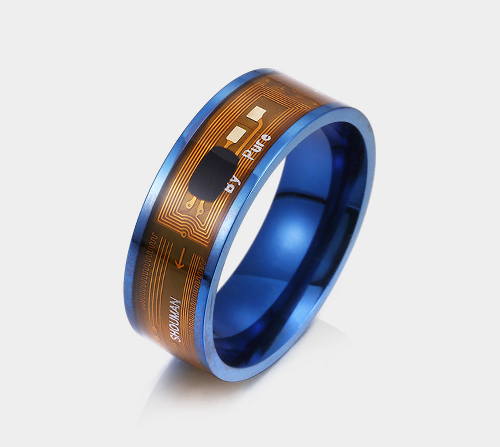 NFC Smart Ring for Android and Windows，NFC Phone Smart Accessories，Smart Wearable Device Waterproof NFC Smart Ring. 