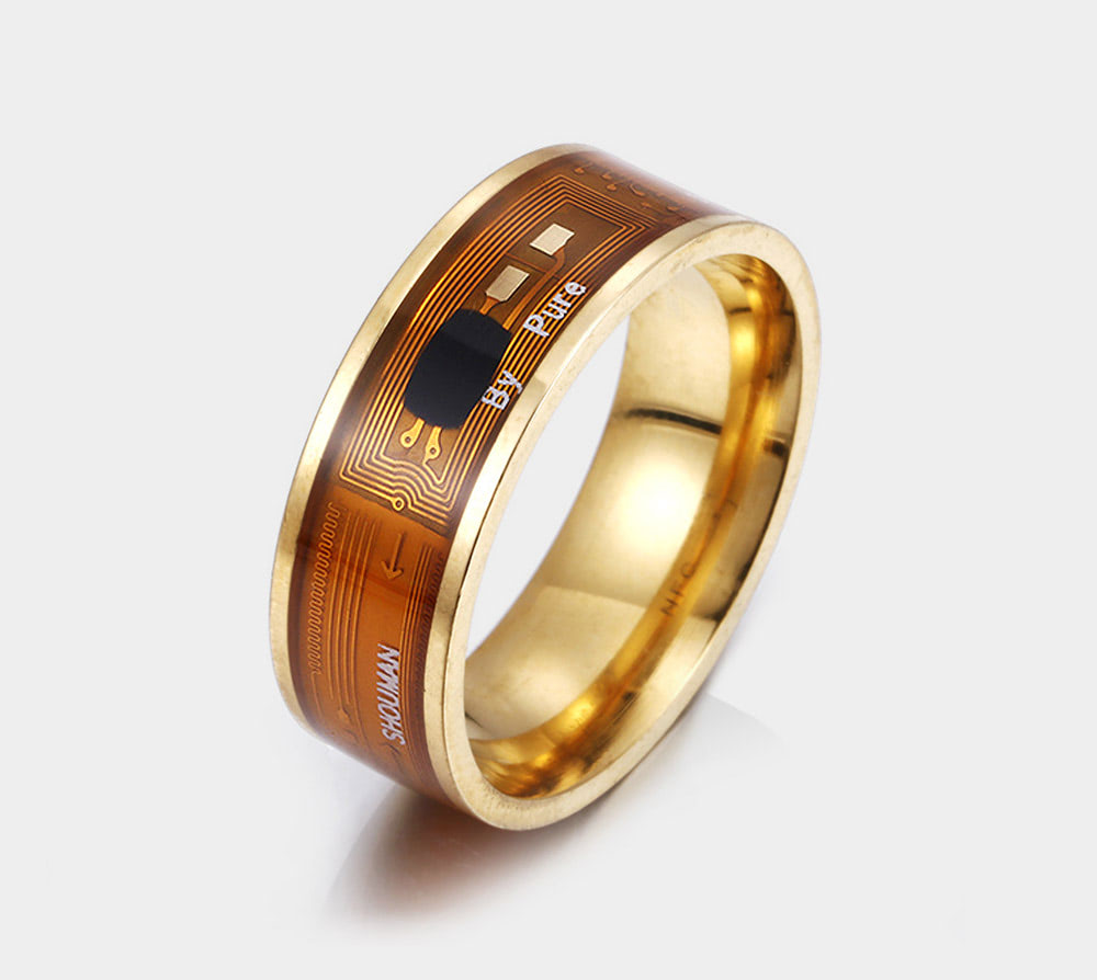 2019 Magic NFC Smart Ring Stainless Steel Wearable For All Android Mobile  ❤ 
