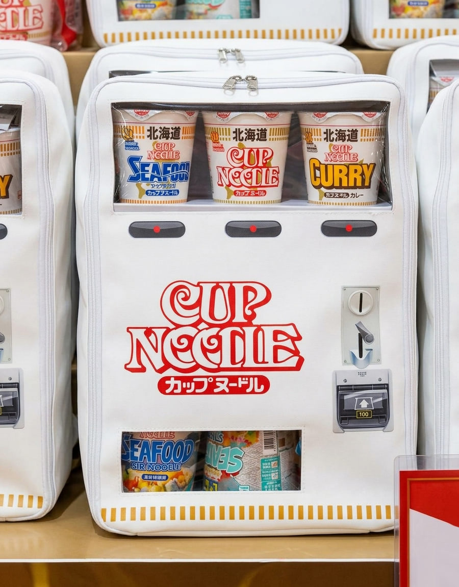 Cup Noodles Vending Machine Backpack