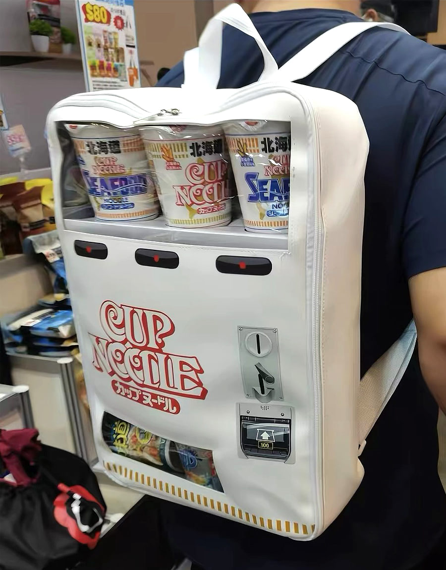 Cup Noodles Vending Machine Backpack