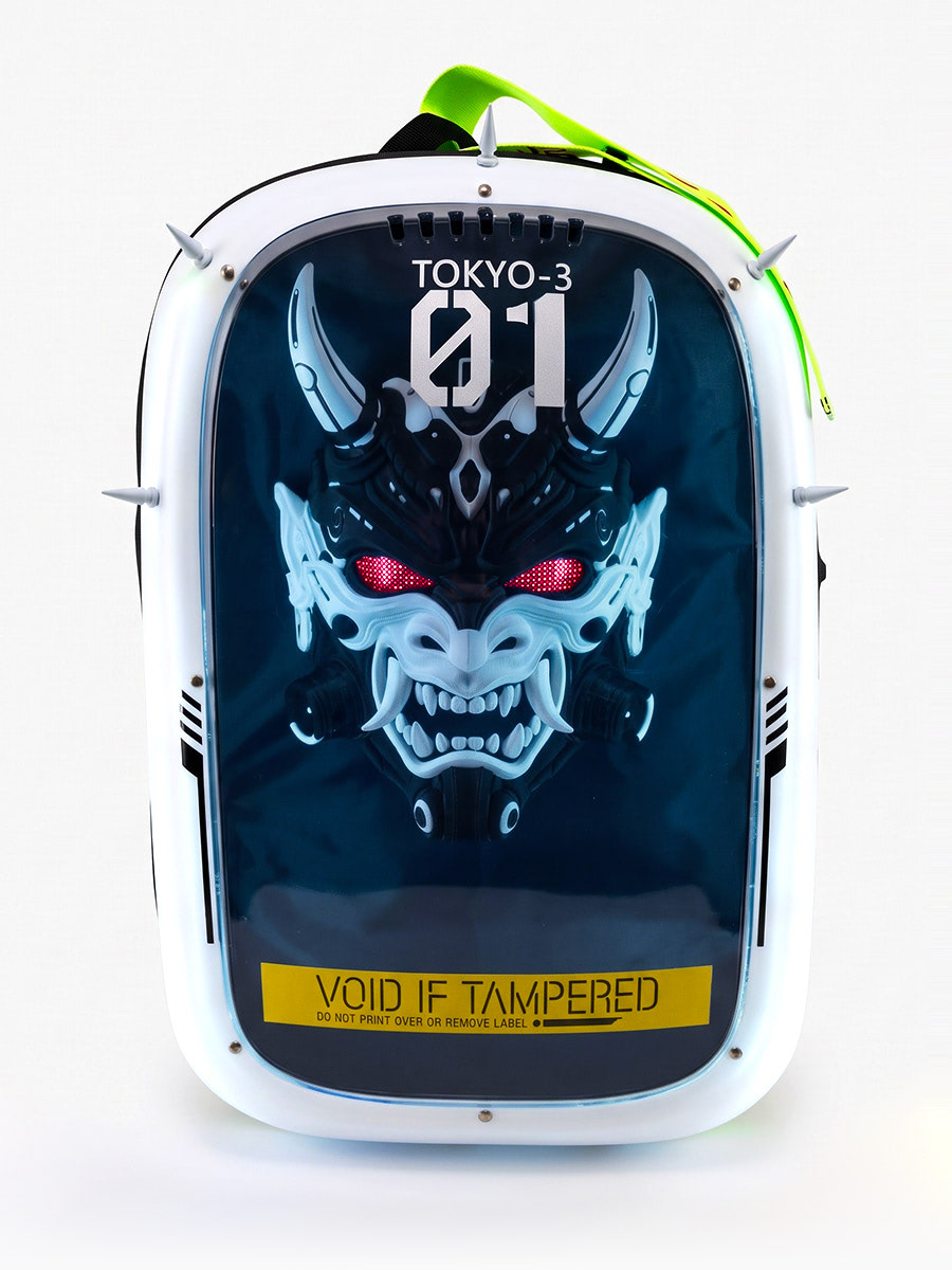 Cyberpunk Oni Backpack