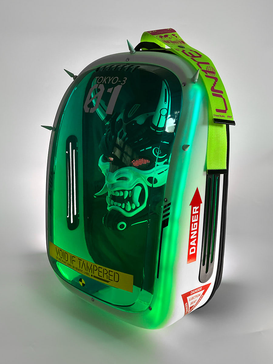 Cyberpunk Oni Backpack