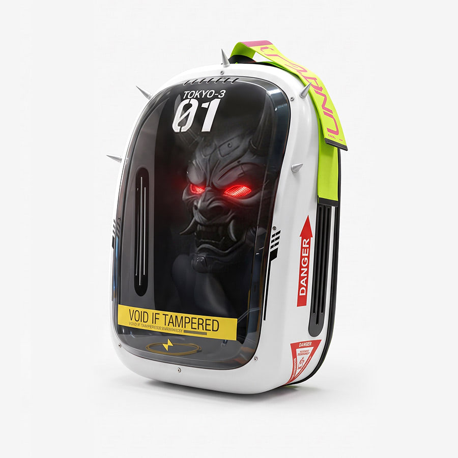 Cyberpunk Oni Backpack