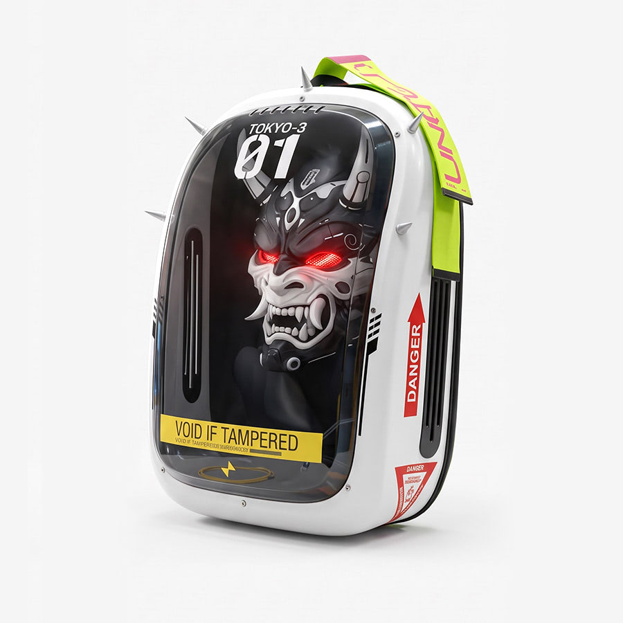 Cyberpunk Oni Backpack