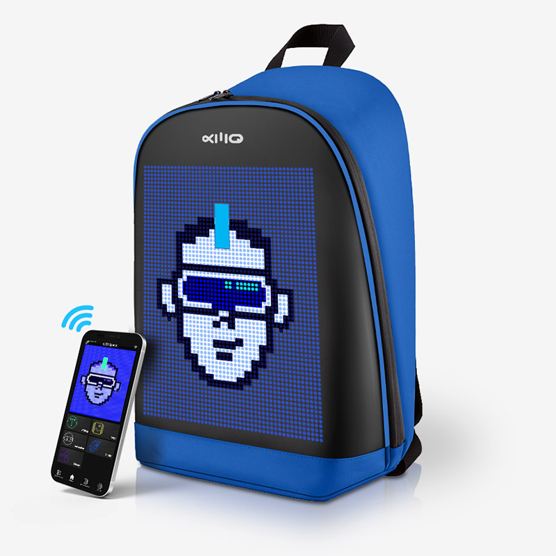 Smart Backpack with WiFi and LED Display