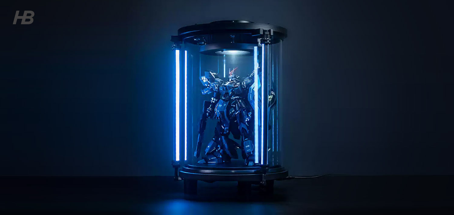 Illuminated Model Display Case A01