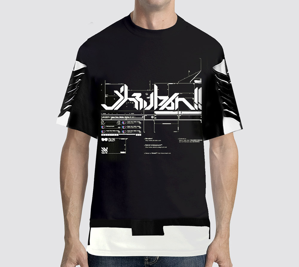 Cloudfactory Ripped T-Shirt – Techwear T-Shirt Featuring