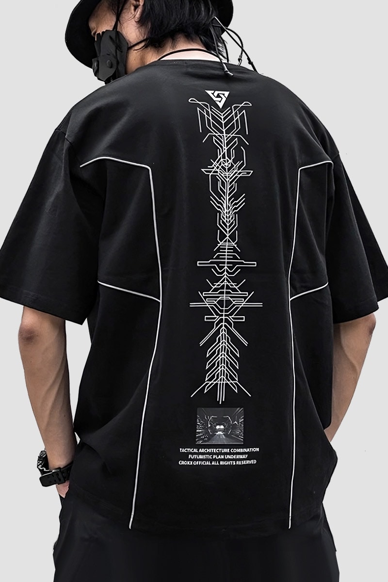 Cyberpunk Print T-Shirt
