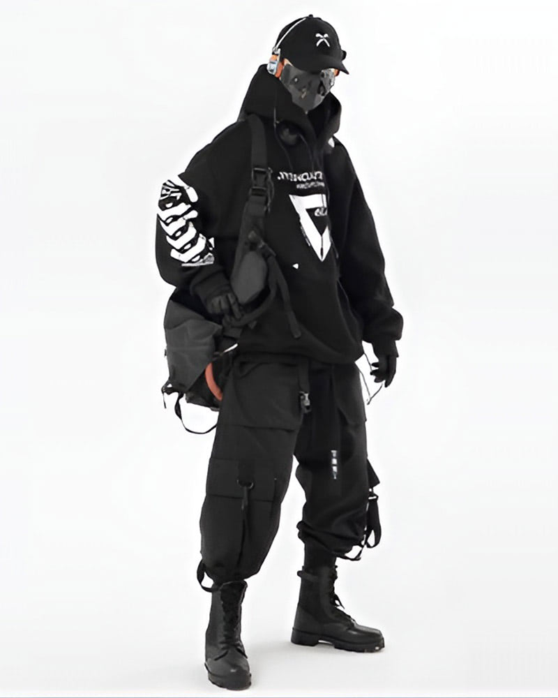 Cyberpunk Hooded Jacket - Jiye Heavy Industry Cyberpunk Hooded Jacket