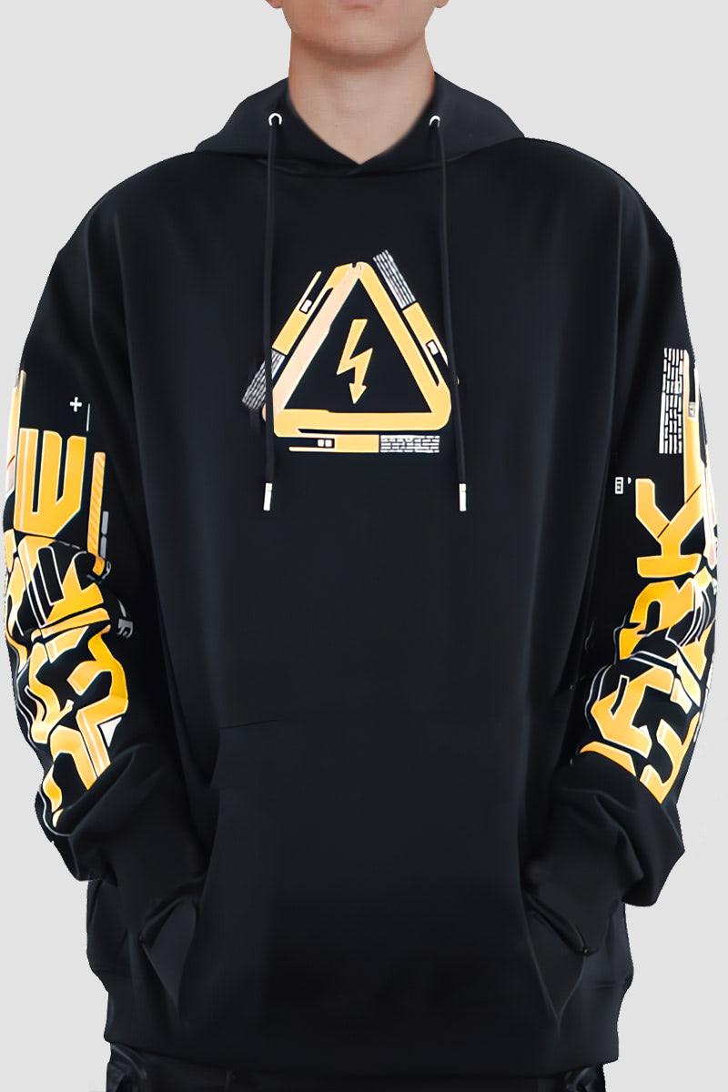 Cyberpunk Print Hoodie