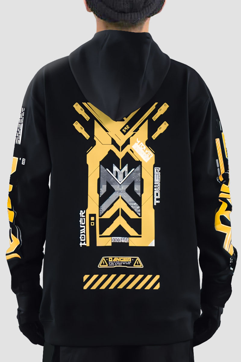 Cyberpunk Print Hoodie