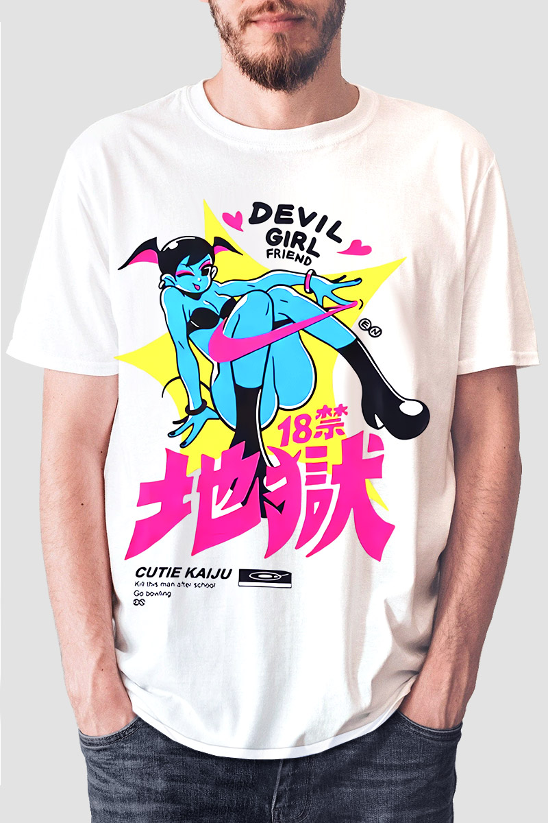 Devil Girl Manga T-Shirt