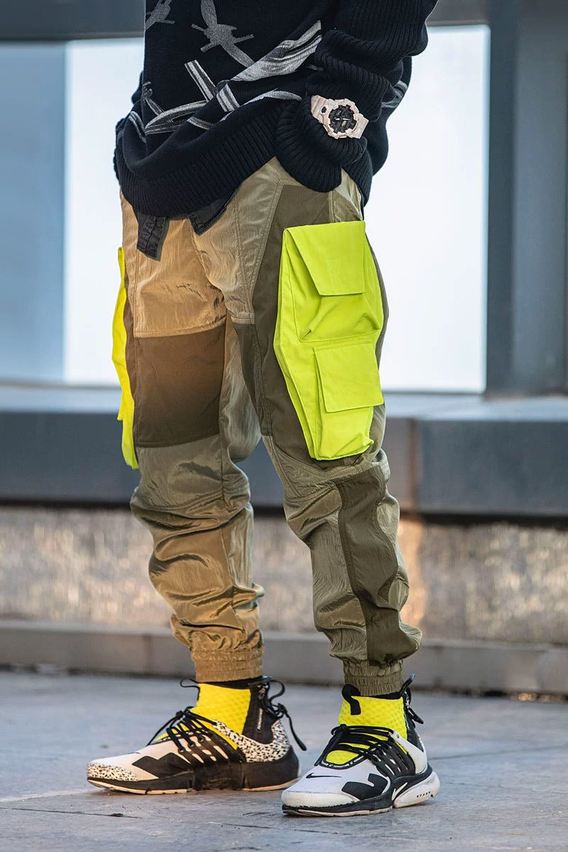 >Techwear Harem Pants Cyberpunk Tactical Pants