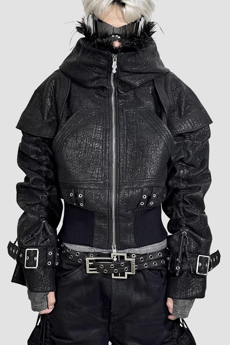 Cyberpunk Leather Jacket