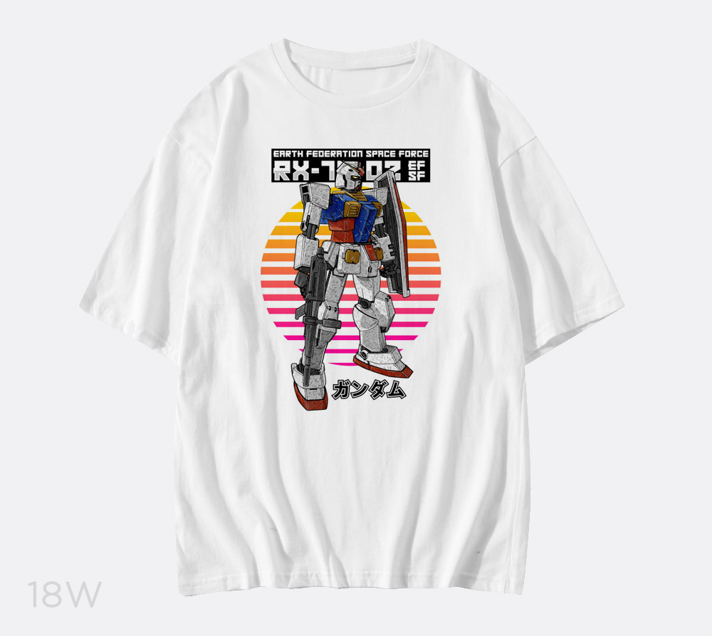 Japanese Gundam Tshirt Anime Shirt