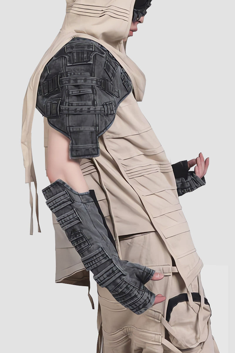 Cyberpunk Shoulder Armor and Arm Sleeves