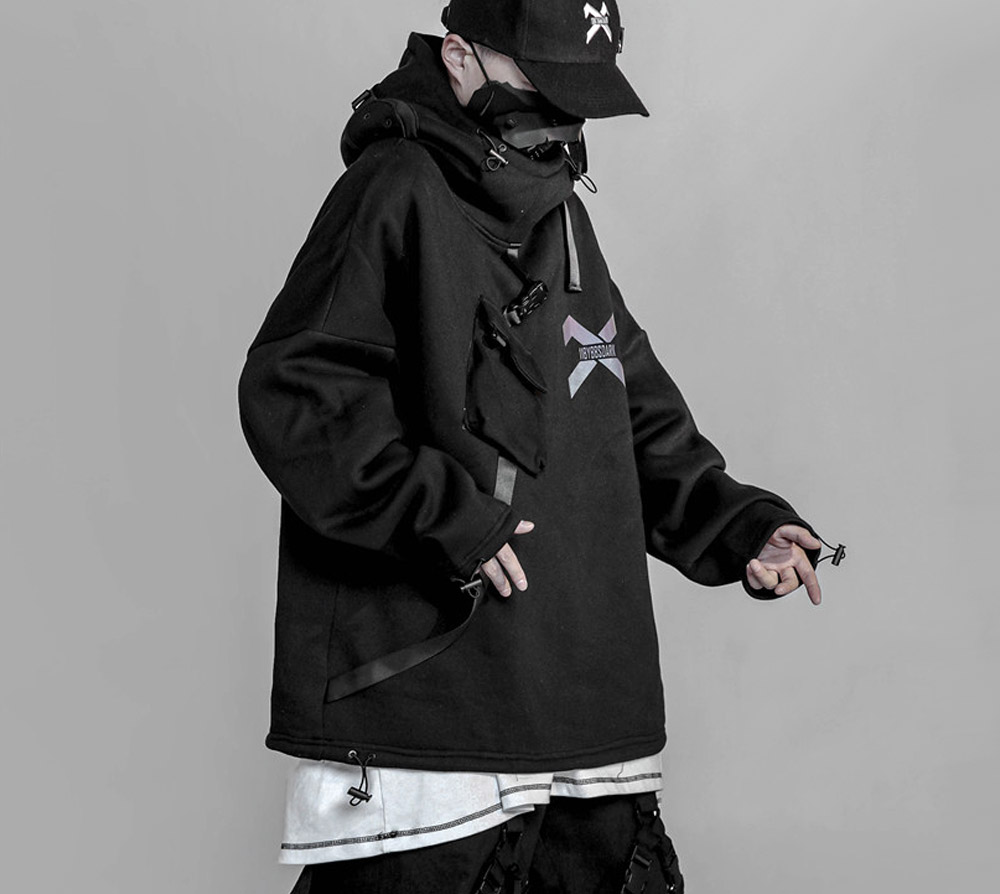 Techwear Hoodie – Japanese Style Techwear Hoodie