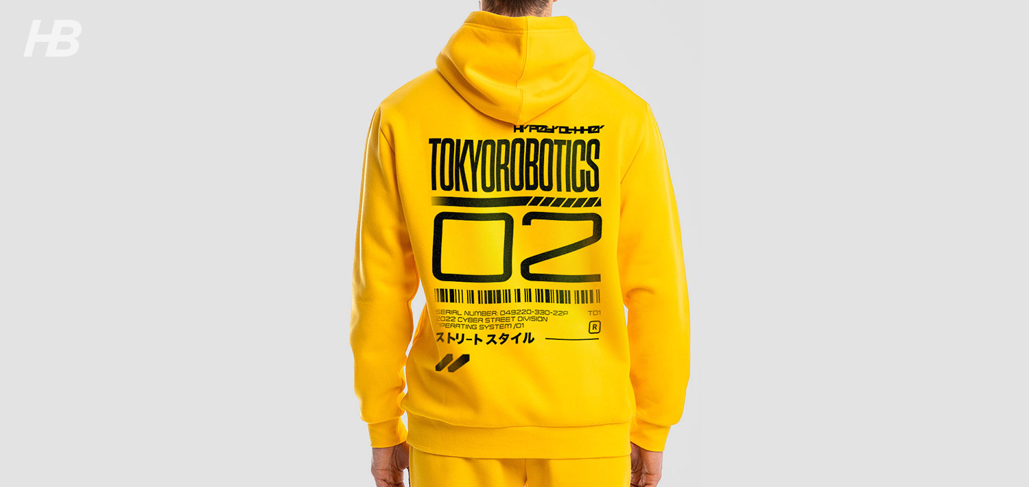 TOKYOROBOTICS™ Hoodie /02 – 東京ロボティクス Cyberpunk Print Hoodie