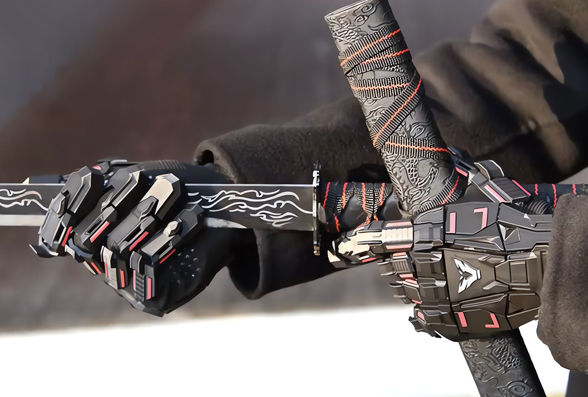 Cyberpunk Armored Glove