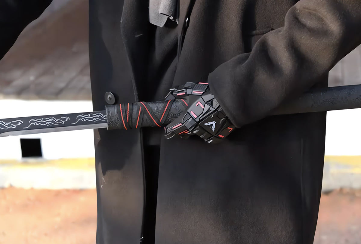 Cyberpunk Armored Glove