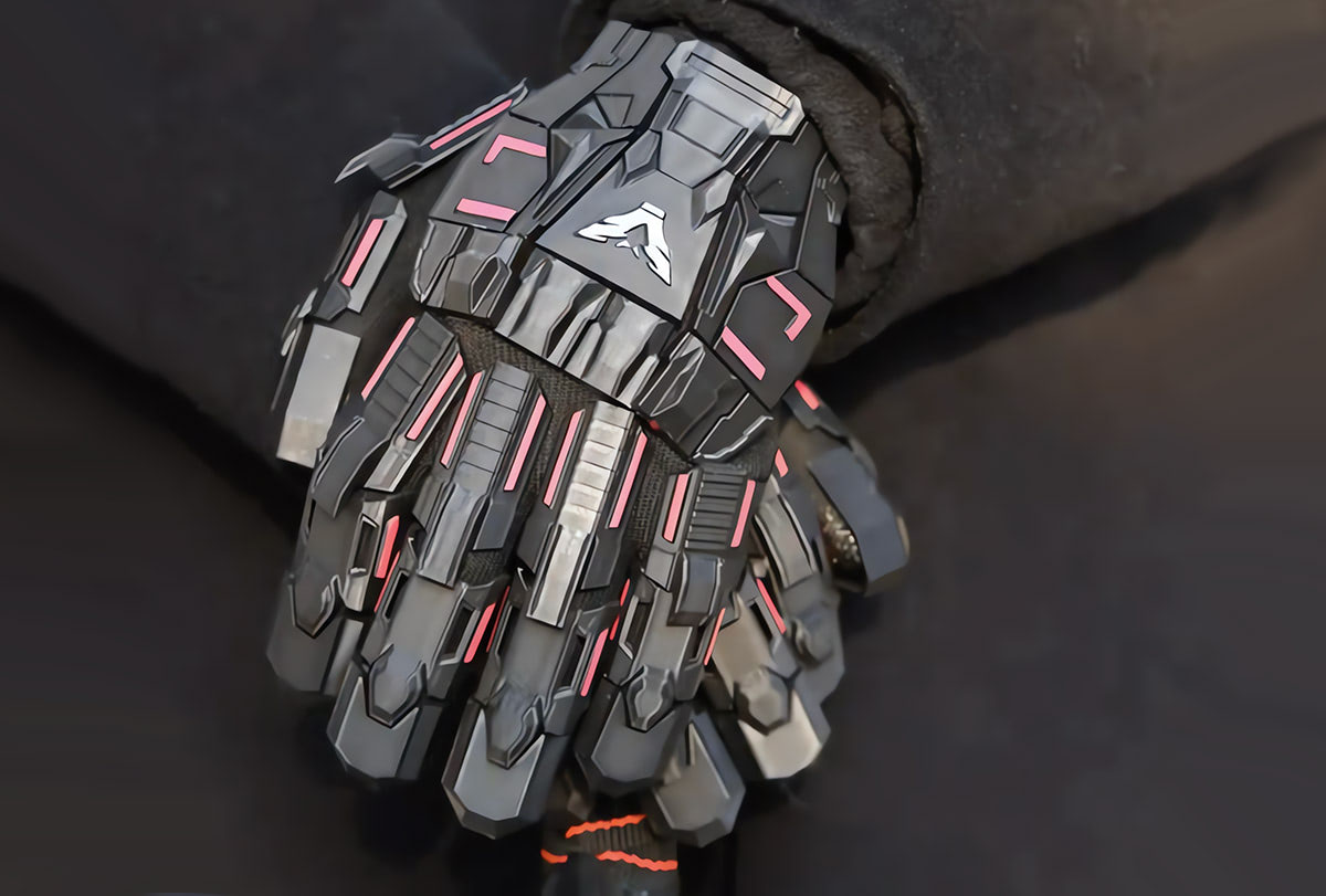 Cyberpunk Armored Glove