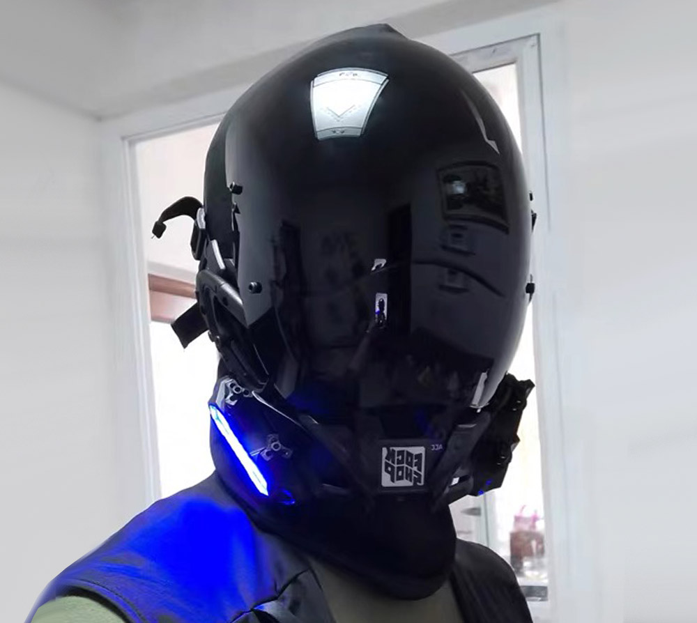 Machine56 Style Cyberpunk Helmet