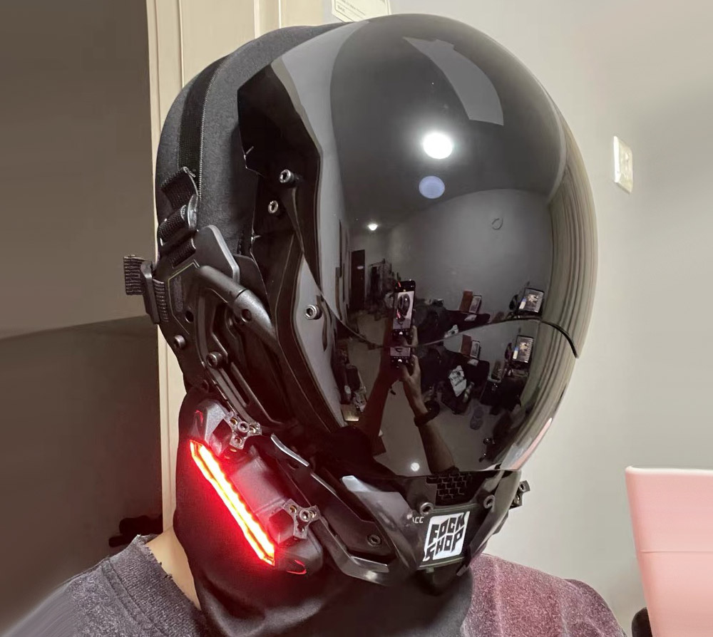 киберпанк шлем