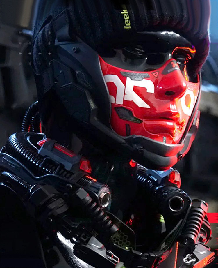 Cyberpunk Kigurumi Mask