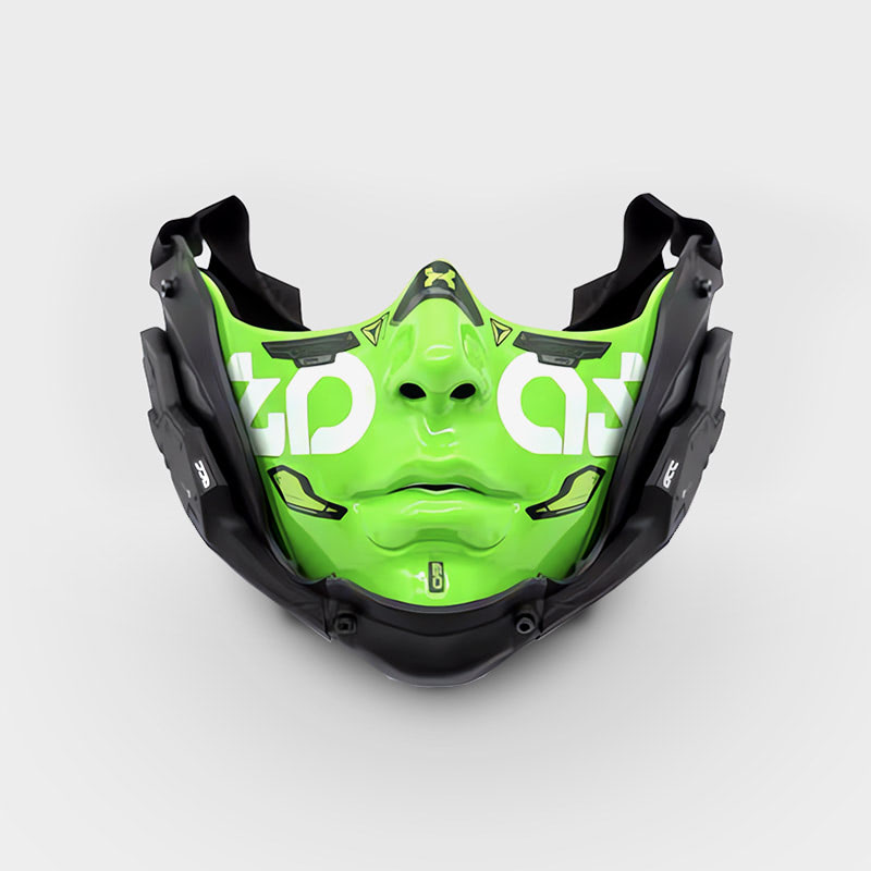 Cyberpunk Kigurumi Mask Green