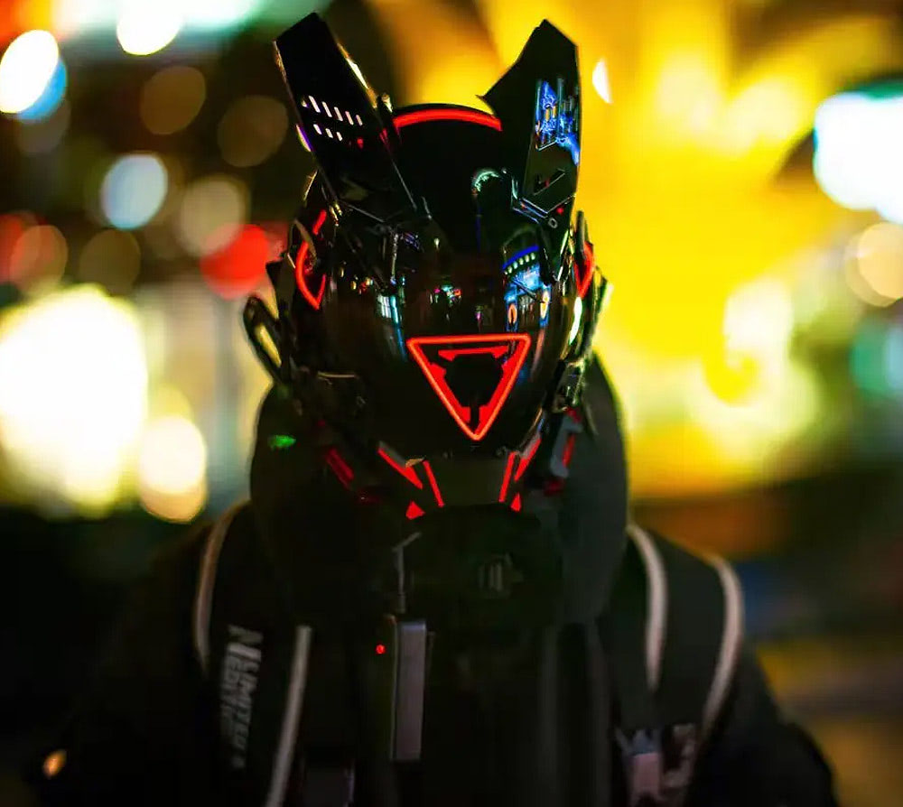 Cyberpunk LED Mask