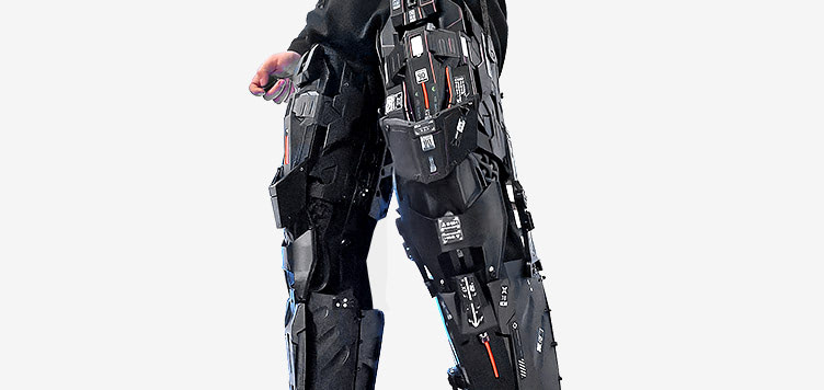 Cyberpunk Leg Armor