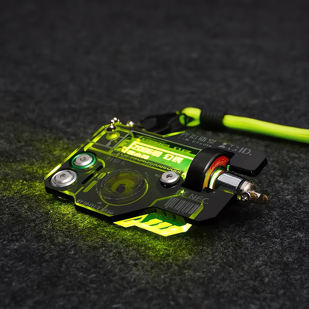 Cyberpunk NFC Pendant