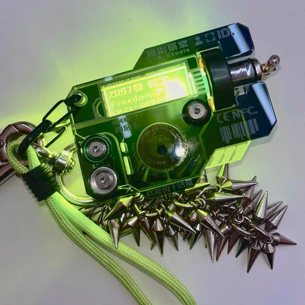 Cyberpunk NFC Keychain