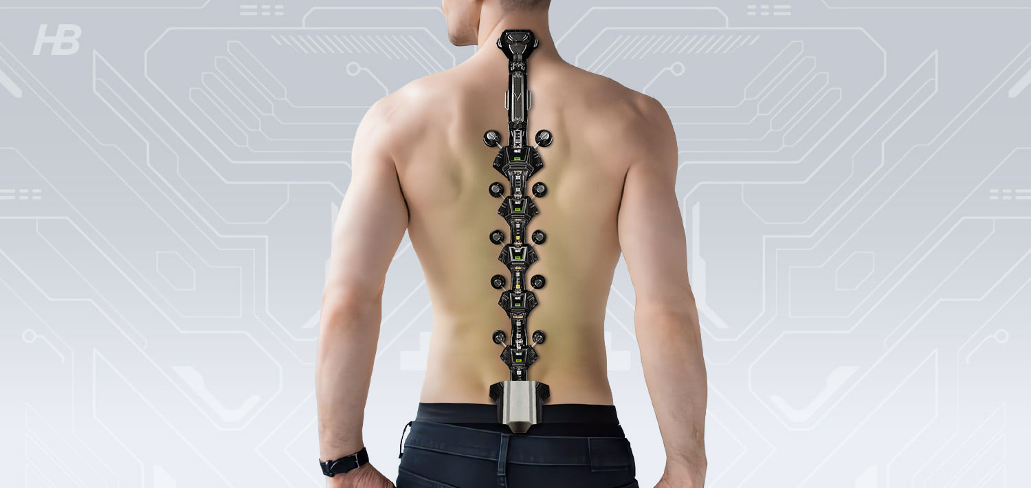 Alliance-spine New Product Launches Spine Implants Cyberpunk Spine | Sandevistan Biomechanical LED Spine Wearable